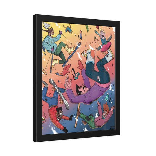 "Fun for the whole family" Framed print