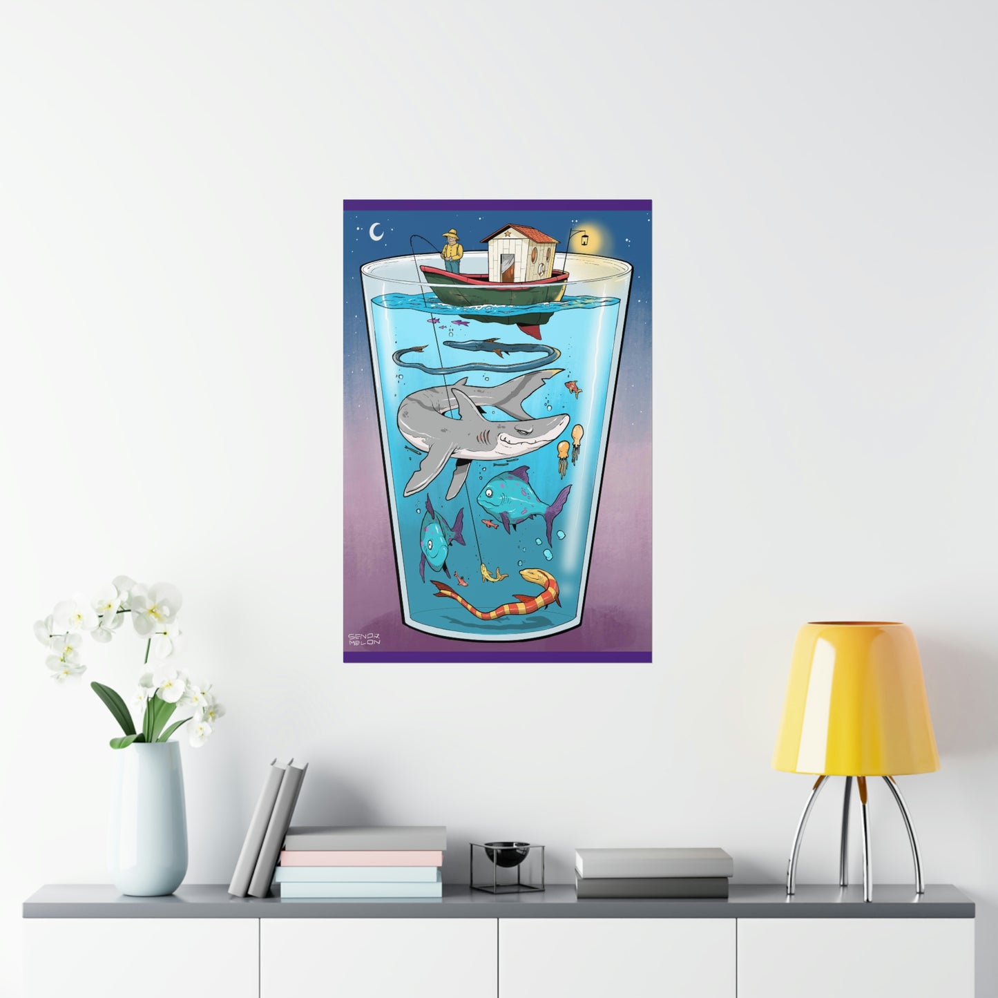 Premium Matte "Glass of water" Print