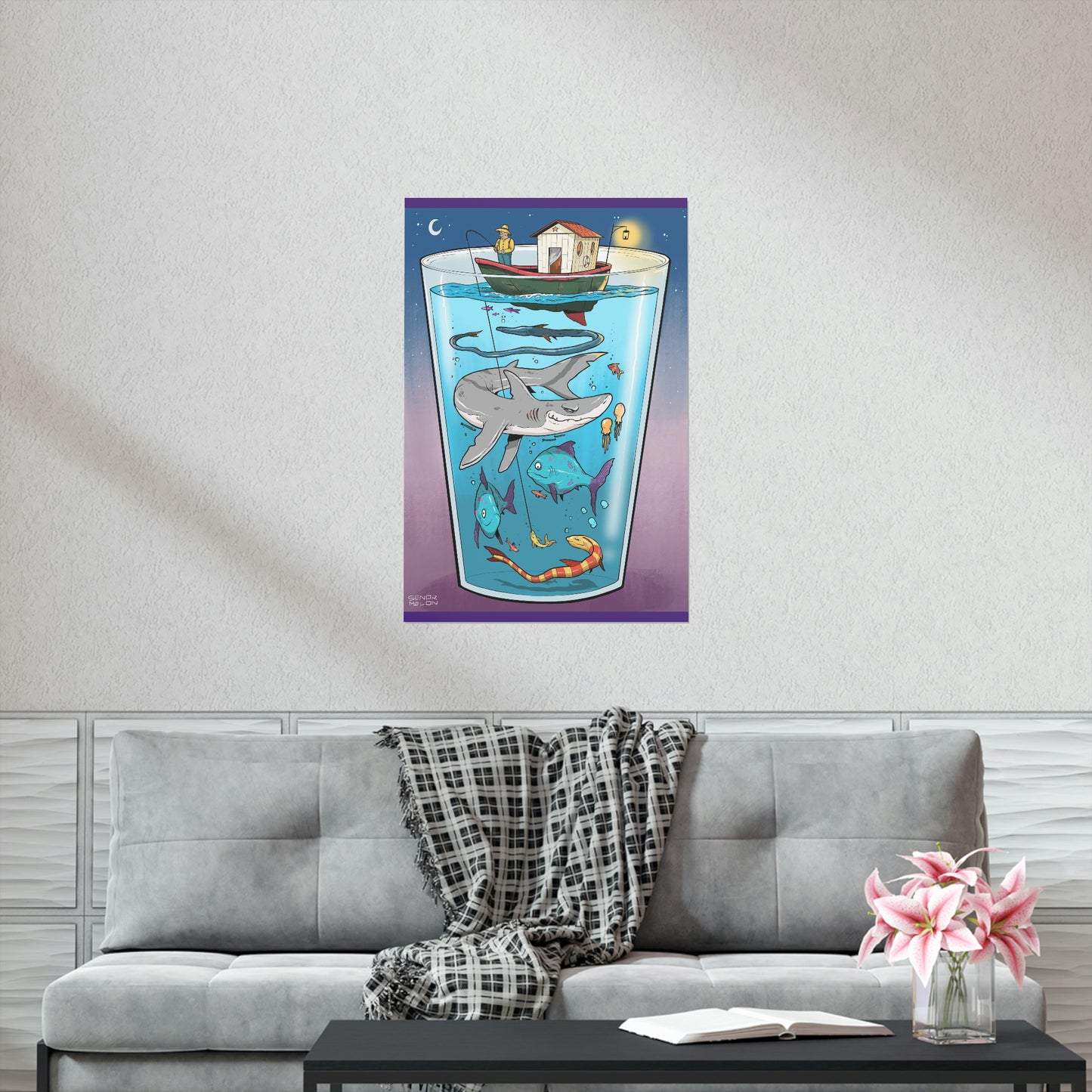 Premium Matte "Glass of water" Print