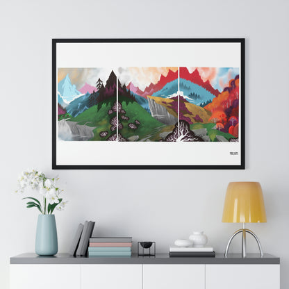 Premium Framed "Far away lands" Print